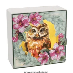 Motiv-Grußkarten, Blattranken, 5 Designs, 16cm x 16cm, inkl. Umschläge, 10 Stück