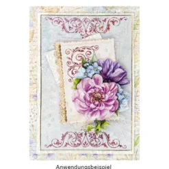 Motiv-Grußkarten, Blütentraum 4, B6, 230 g/m³, 5 Designs, inkl. weißen Umschlägen, 10 Stück