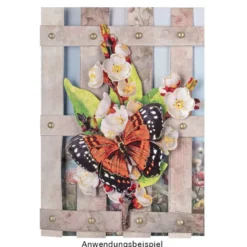 Motiv-Grußkarten, Blumenwiesen, 11,5cm x 16,5cm, 5 Designs, inkl. Umschläge, 10 Stück