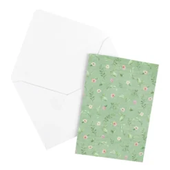 Motiv-Grußkarten, Blumen, 2x 5 Designs, 11,5cm x 16,5cm, inkl. Umschläge, 10 Stück