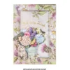Motiv-Grußkarten, Florale Rahmen 1, 11,5cm x 16,5 cm, inkl. Umschläge, 10 Stück