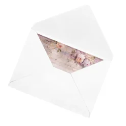 Motiv-Grußkarten, Holzoptik Frühlingszeit, 11,5cm x 16,5cm, inkl. Umschläge, 10 Stück