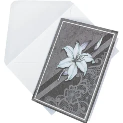 Motiv-Grußkarten, Kondolenz, B6, 230 g/m²,verschiedene Designs, inkl. Umschläge, 10 Stück