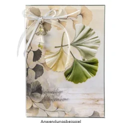 Motiv-Grußkarten, Kondolenz, floral 2, 11,5cm x 16,5cm, 10 Designs, inkl. Umschläge, 10 Stück