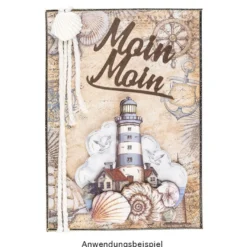 Motiv-Grußkarten, Nostalgie, Maritim, 11,5cm x 16,5 cm, inkl. Umschläge, 10 Stück