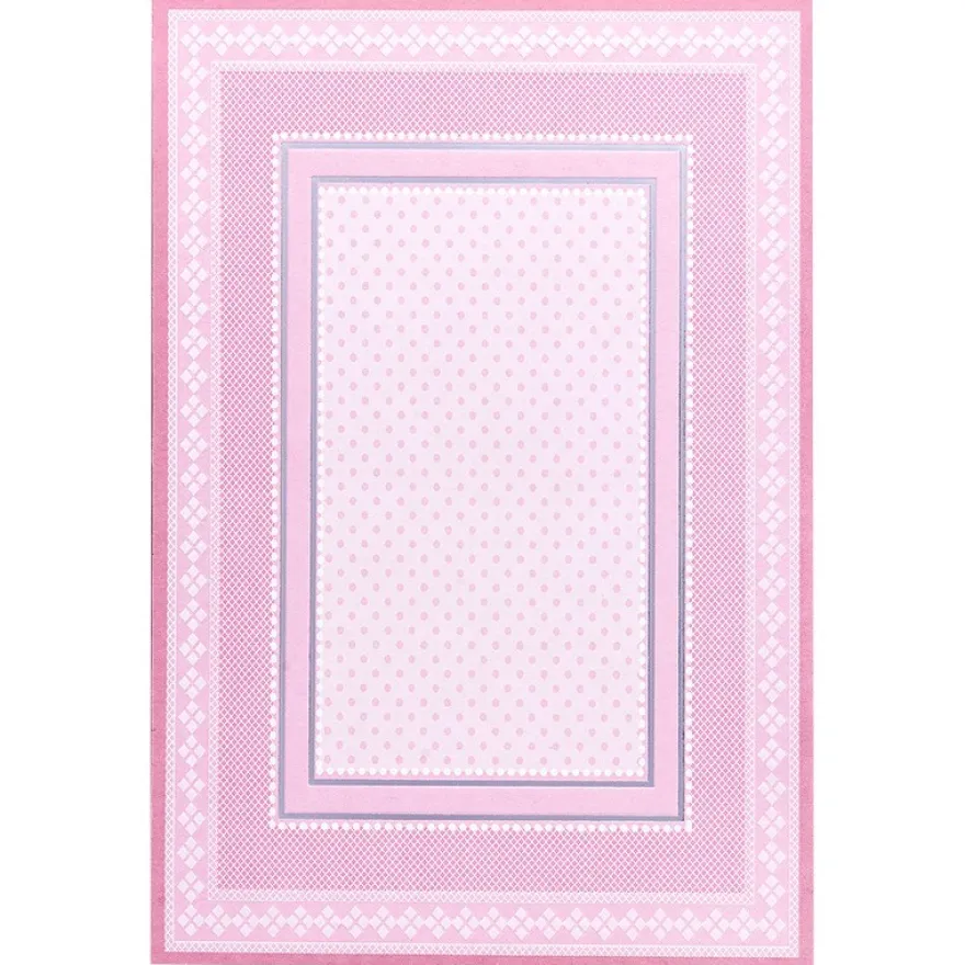 Motiv-Grußkarten, pastell-rosa, 11,5cm x 16,5cm, inkl. Umschläge, 10 Stück