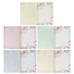 Motiv-Grußkarten, Rosen 2, 11,5cm x 16,5cm, 5 Designs, inkl. Umschläge, 10 Stück