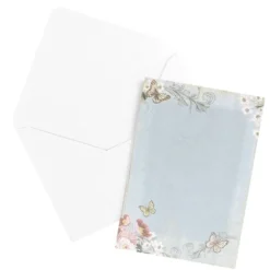 Motiv-Grußkarten, Schmetterlinge, 11,5cm x 16,5cm, 5 Designs, inkl. Umschläge, 10 Stück