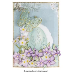 Motiv-Grußkarten, Schmetterlinge, 11,5cm x 16,5cm, 5 Designs, inkl. Umschläge, 10 Stück