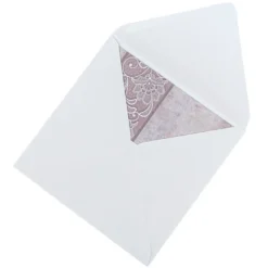 Motiv-Grußkarten, Spitze, 16cm x 16cm, 230 g/m², verschiedene Designs, inkl. Umschläge, 10 Stück