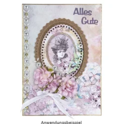 Motiv-Grußkarten, Vintage 2, 5 Designs, 11,5cm x 16,5cm, inkl. Umschläge, 10 Stück