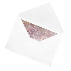 Motiv-Grußkarten, Vintage-Ornamentik 2, 5 Farben, 11,5cm x 16,5cm, inkl. Umschläge, 10 Stück