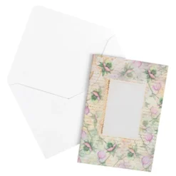 Motiv-Grußkarten, Winter-Floristik, 11,5cm x 16,5cm, 5 Designs, inkl. Umschläge, 10 Stück