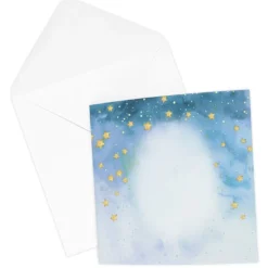 Motiv-Grußkarten, Wintergrüße 1, 16cm x 16cm, 2 Designs, inkl. Umschläge, 10 Stück