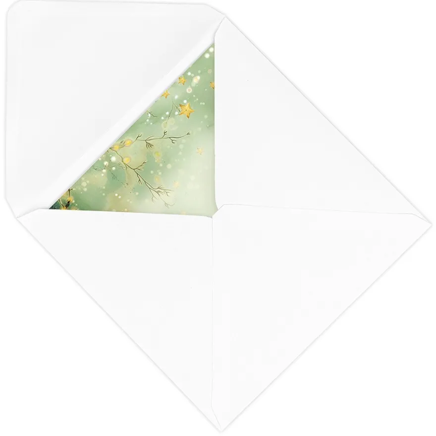 Motiv-Grußkarten, Wintergrüße 1, 16cm x 16cm, 2 Designs, inkl. Umschläge, 10 Stück