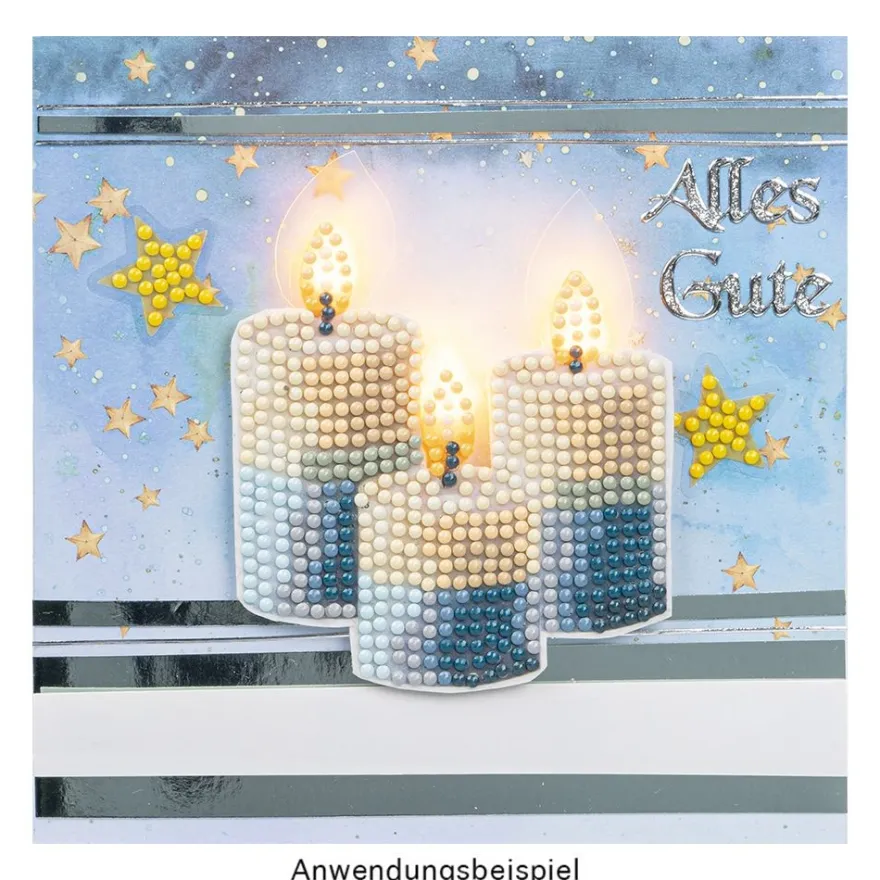 Motiv-Grußkarten, Wintergrüße 1, 16cm x 16cm, 2 Designs, inkl. Umschläge, 10 Stück