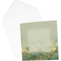 Motiv-Grußkarten, Wintergrüße 2, 16cm x 16cm, 2 Designs, inkl. Umschläge, 10 Stück