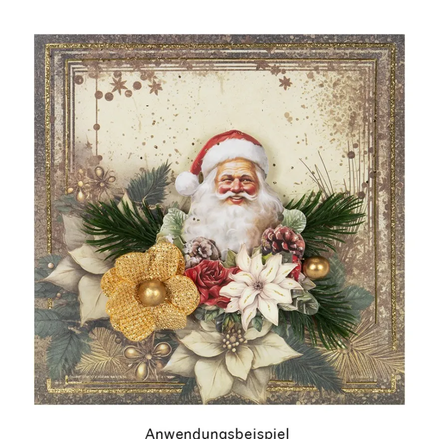 Motiv-Grußkarten, Winter/Weihnachten, 10 Designs, 16cm x 16cm, inkl. Umschläge, 10 Stück