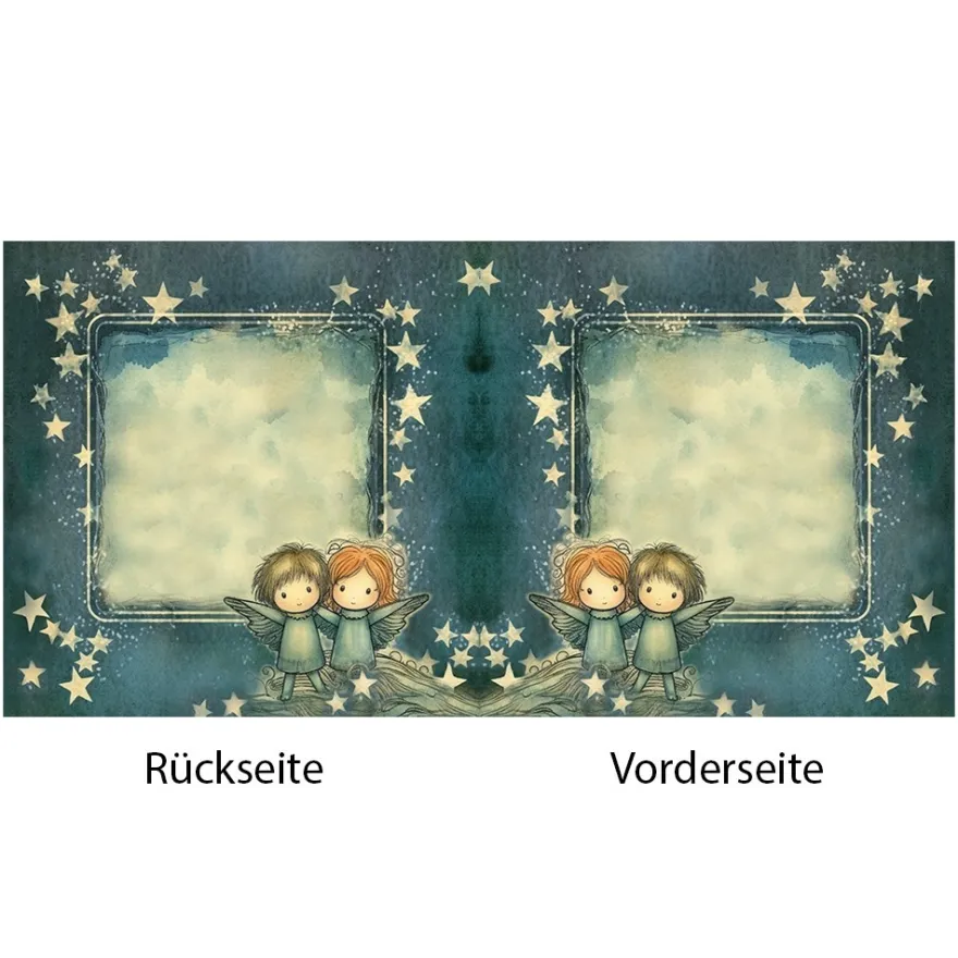Motiv-Grußkarten, Winter/Weihnachten, 10 Designs, 16cm x 16cm, inkl. Umschläge, 10 Stück