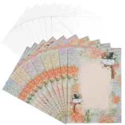 Motiv-Grußkarten, Winterzeit 3, 11,5 cm x 16,5 cm, 5 Designs, inkl. Umschläge, 10 Stück