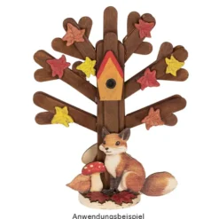 Motiv-Holz-Laserbogen, Blumen, Tiere & Co., DIN A4, 2mm stark, farbig bedruckt, 5 Stück