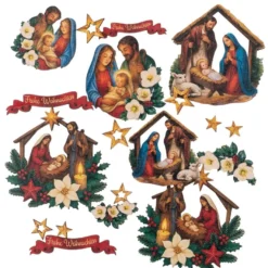 Motiv-Holz-Laserbogen, Winter & Weihnachten 2, DIN A4, 2mm stark, farbig bedruckt, 5 Stück