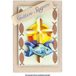 Motiv-Stanzer, Fisch, 2,4cm x 0,9cm