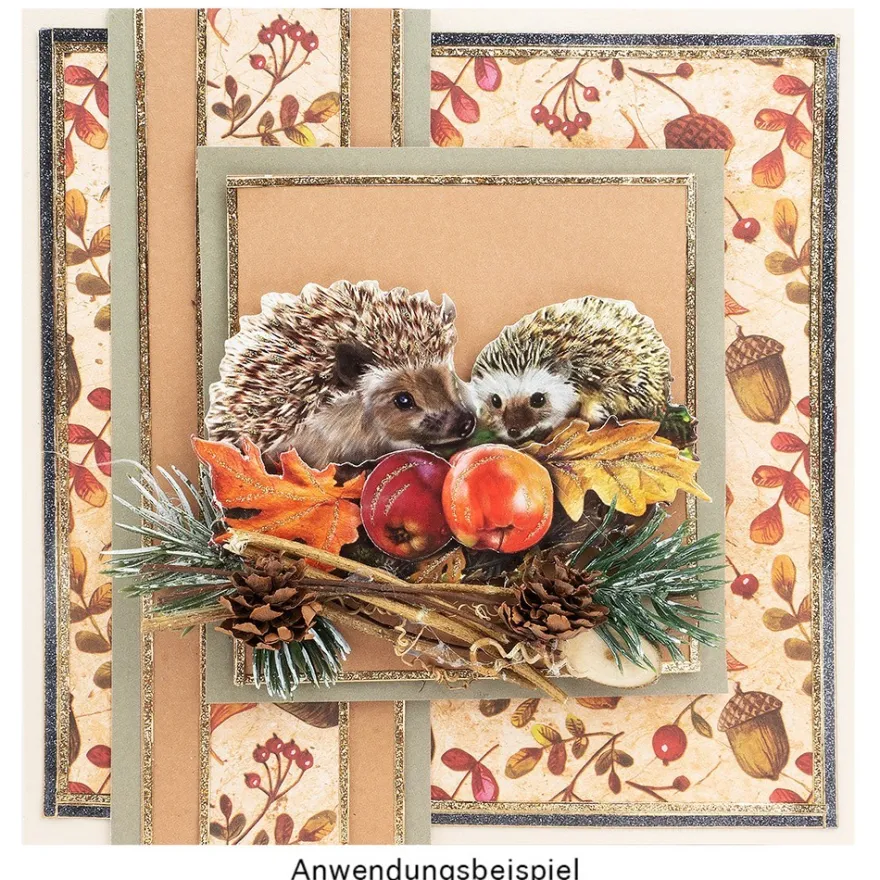 Motiv-Transparentpapiere Deluxe, Herbst, DIN A4, versch. Designs, 10 Bogen