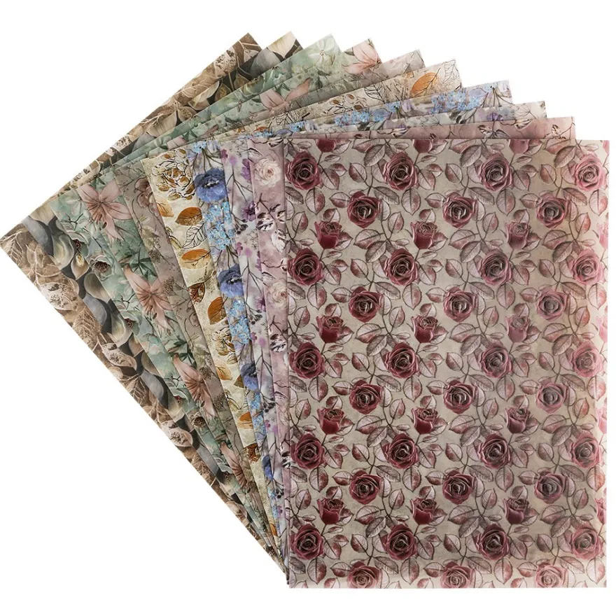Motiv-Transparentpapiere Deluxe, Kondolenz, DIN A4, versch. Designs, 10 Bogen