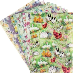 Motiv-Transparentpapiere Deluxe, Ostern, DIN A4, versch. Designs, 10 Bogen