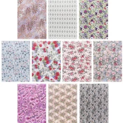 Motiv-Transparentpapiere Deluxe, DIN A4, 150g/m², verschiedene Designs, geprägt, 10 Bogen