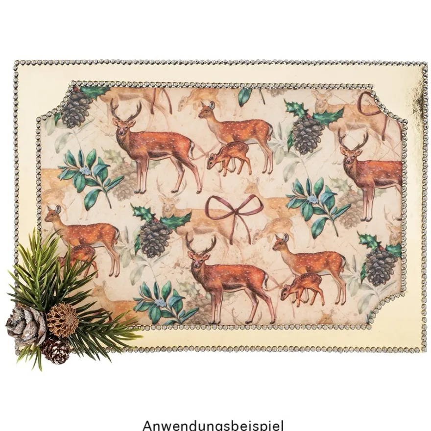 Motiv-Transparentpapiere Deluxe, Winter & Weihnachten 1, DIN A4, 150g/m², versch. Designs, 10 Bogen