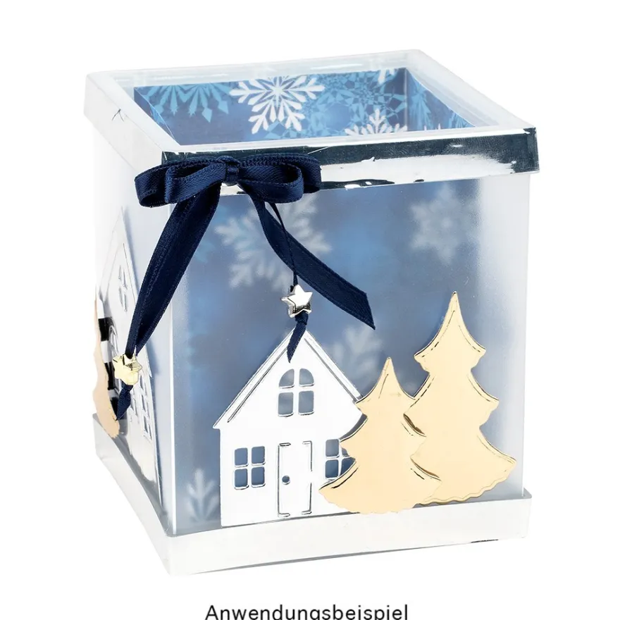 Motiv-Transparentpapiere Deluxe, Winter & Weihnachten 2, DIN A4, 150g/m²,5 versch. Designs, 10 Bogen