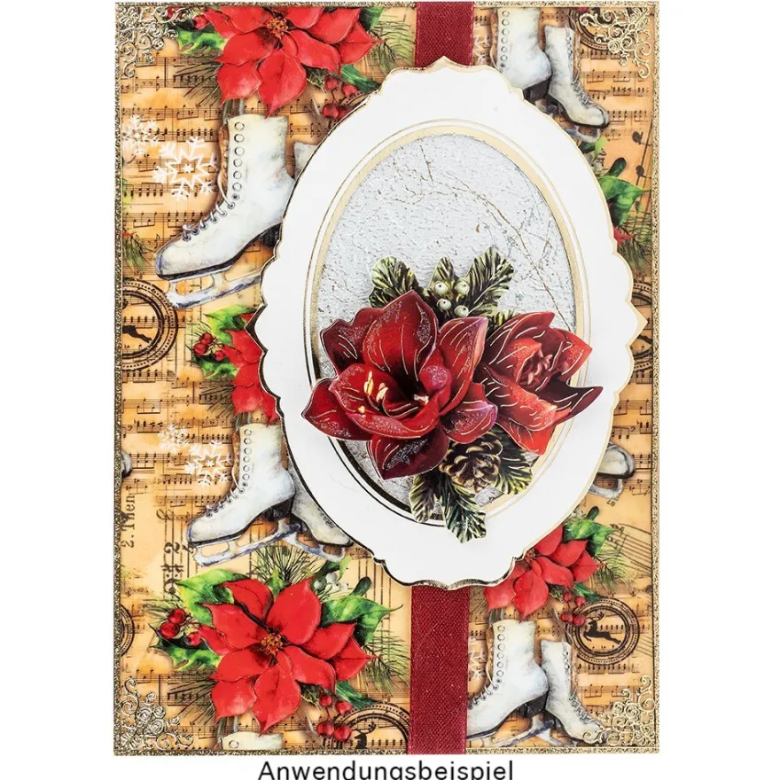 Motiv-Transparentpapiere Deluxe, Winter & Weihnachten 2, DIN A4, 150g/m²,5 versch. Designs, 10 Bogen