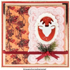 Motiv-Transparentpapiere Deluxe, Herbst- & Winter-Floristik, DIN A4, versch. Designs, 10 Bogen
