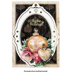 Motiv-Transparentpapiere Deluxe, Herbst- & Winter-Floristik, DIN A4, versch. Designs, 10 Bogen