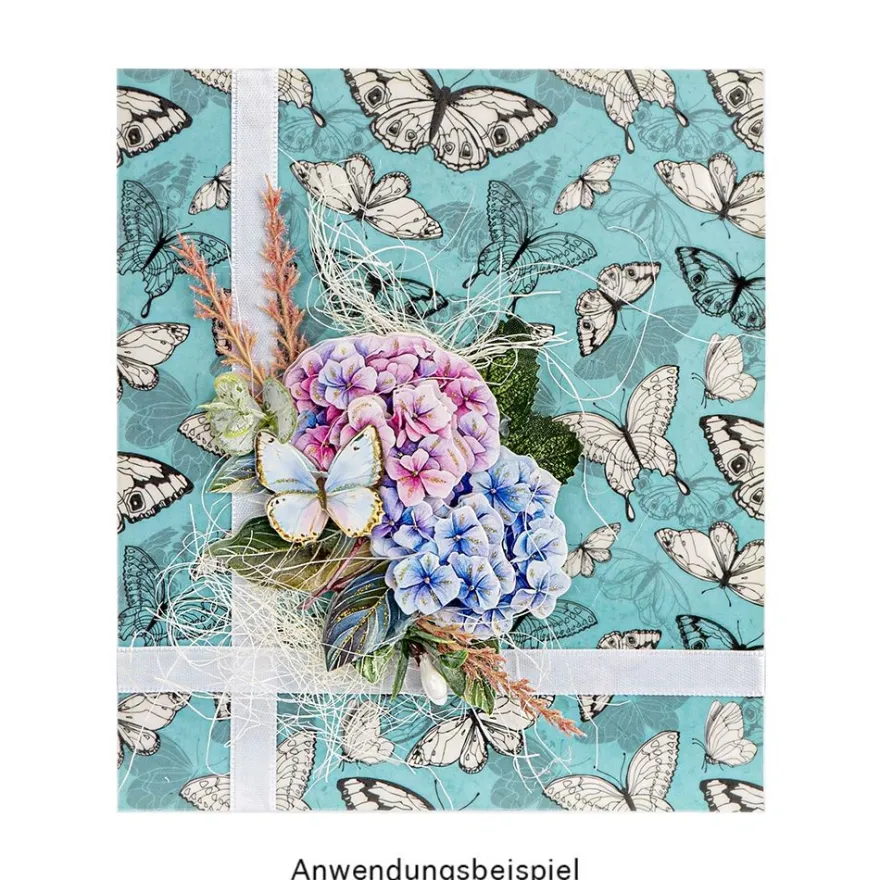 Motiv-Transparentpapiere Deluxe, Schmetterlinge, DIN A4, versch. Designs, 10 Bogen
