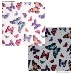Motiv-Transparentpapiere Deluxe, Schmetterlinge, DIN A4, versch. Designs, 10 Bogen
