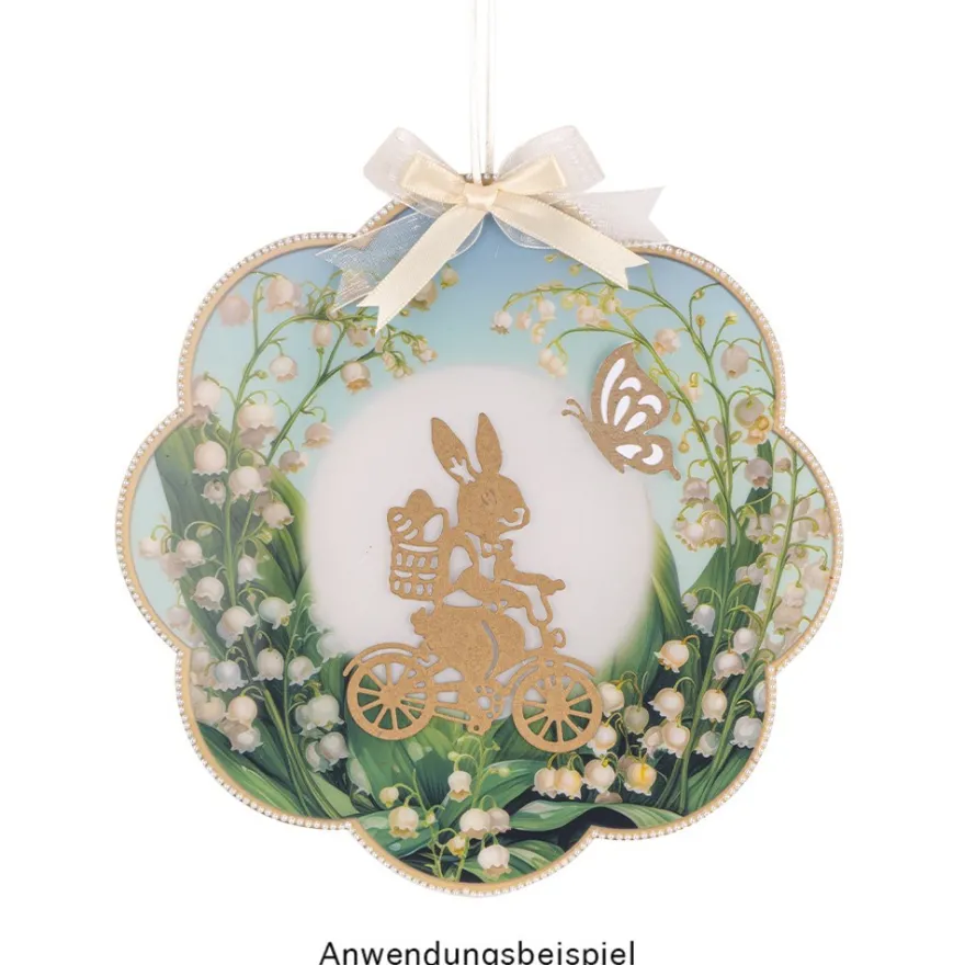 Motiv-Windradfolien, Blumen, Ø 20cm, 500µ, 2 Designs, 8 Stück