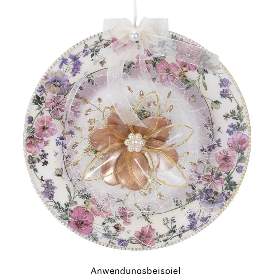 Motiv-Windradfolien, Kränze 2, Ø 20cm, 500µ, 2 Designs, 8 Stück