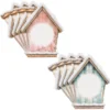 Motiv-Windradfolien, Vogelhäuser 2, 16,5cm x 21,5cm, 500µ, 2 Designs, 8 Stück