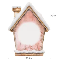 Motiv-Windradfolien, Vogelhäuser 2, 16,5cm x 21,5cm, 500µ, 2 Designs, 8 Stück