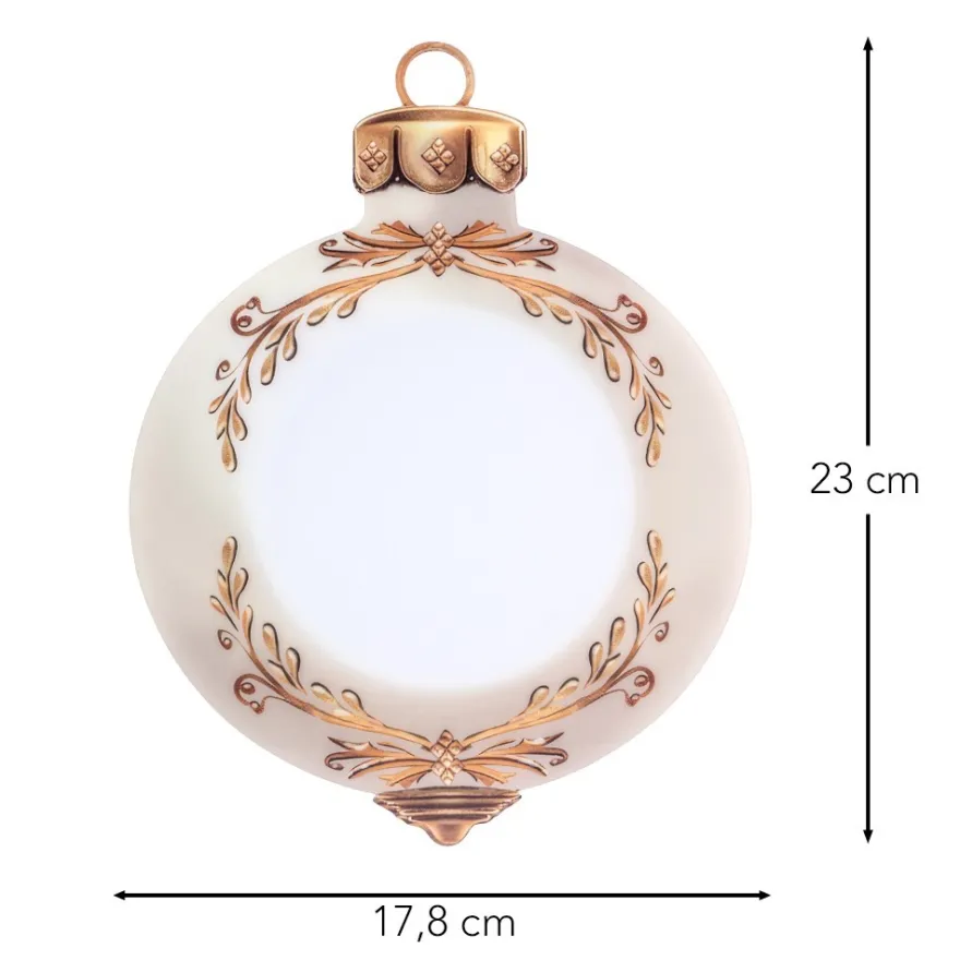 Motiv-Windradfolien, Weihnachtskugeln 2, 17,8cm x 23cm, 500µ, 2 Designs, 8 Stück