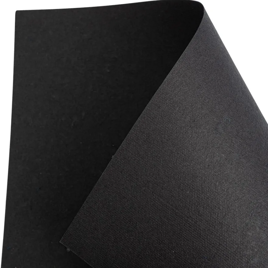 Naturpapiere, DIN A4, schwarz, handgemacht, ideal zum Prägen geeignet, 24 Bogen