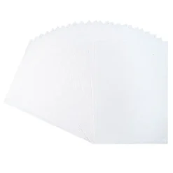 Naturpapiere, DIN A4, weiß, handgemacht, ideal zum Prägen geeignet, 24 Bogen