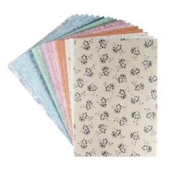 Naturpapiere, India Kollektion, DIN A4, Block mit 20 Blatt, Sortierung 3