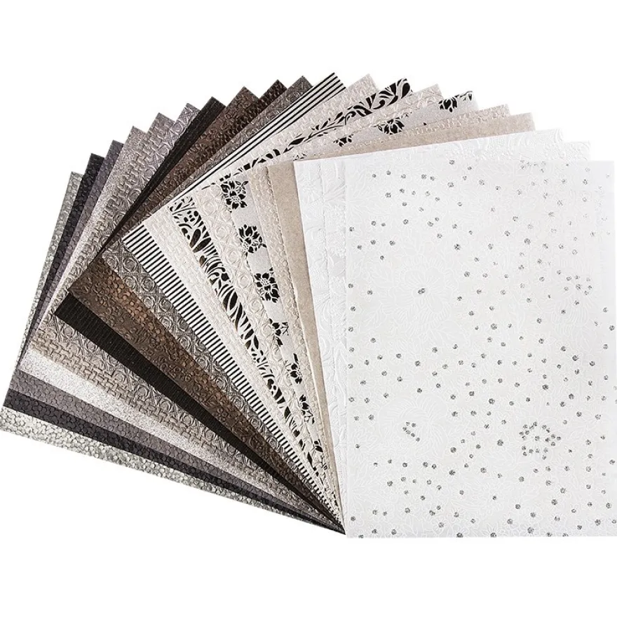 Naturpapiere, India Kollektion, DIN A4, Block mit 20 Blatt, Sortierung 2