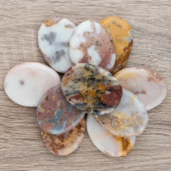 Natursteine aus Marmor, poliert, 5 x 4 cm, 10er Set