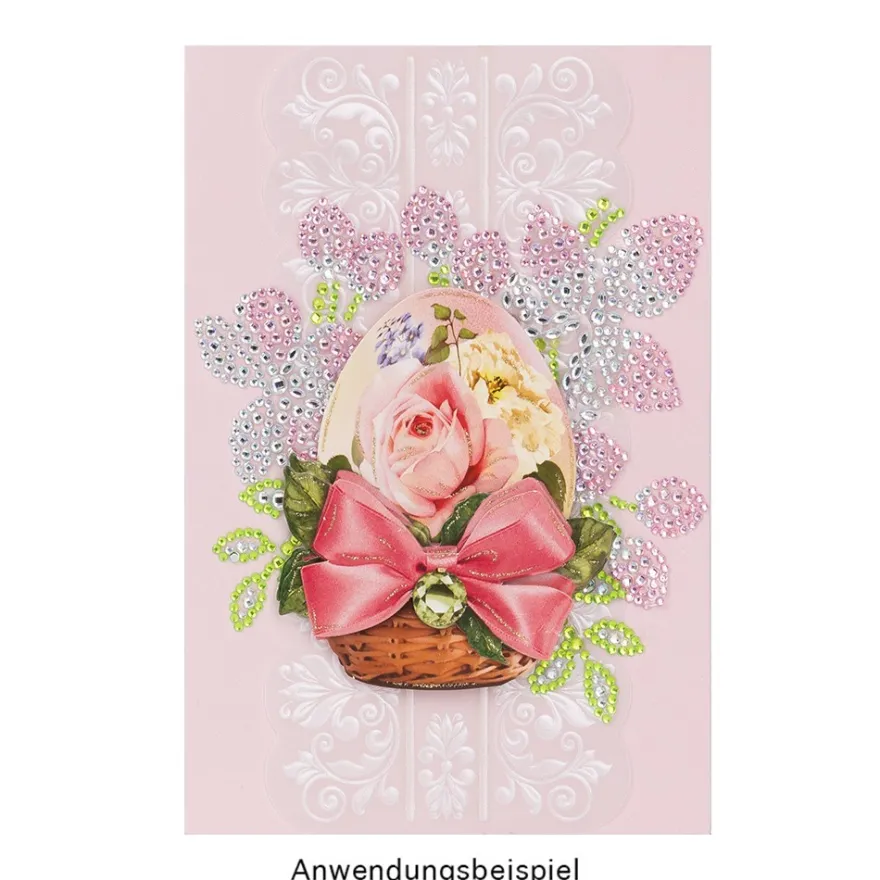 Noblesse Bordüren 1, Transparentpapier, 16,5cm x 8cm, weiß, 20 Stück