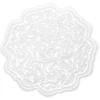 Noblesse Zierdeckchen rund, Transparentpapier, Ø 13cm, weiß, 20 Stück